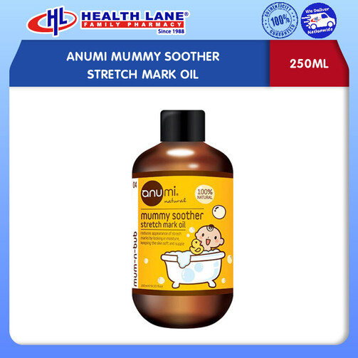 ANUMI MUMMY SOOTHER STRETCH MARK MINYAK (250ML)